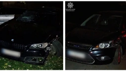 У Луцьку п'яна водійка на BMW влетіла у Ford (фото)