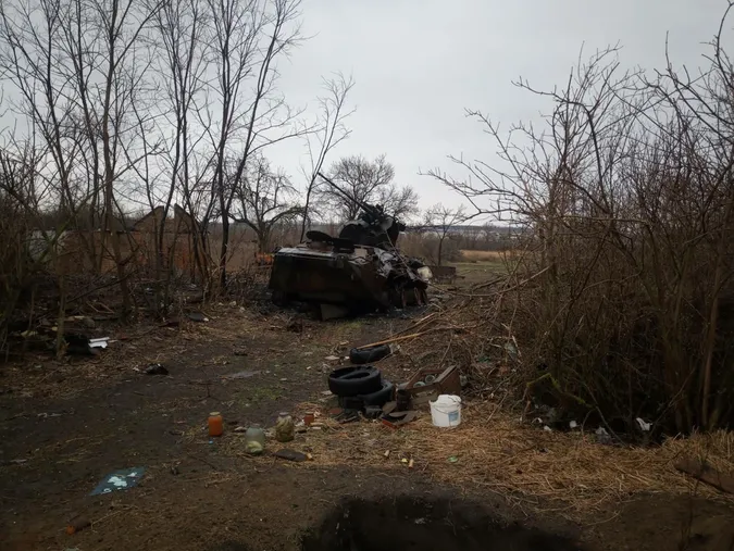 Українські воїни звільнили село на Харківщині та знищили більше двох десятків техніки (фото)