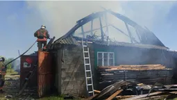 На Волині горіли господарська споруда, суха трава й чагарники (фото)