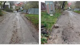 У центрі Луцька комунальники «перепахали» пішохідну зону (фото)