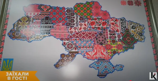 На Волині бережуть вишиту карту України із зашифрованим таємним кодом (відео)
