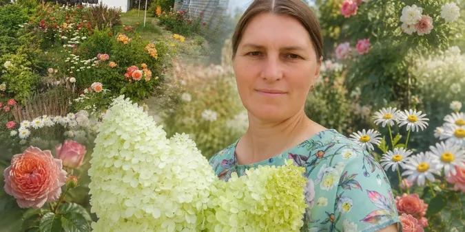 Наче у ботанічному саду: волинянка вирощує сотні видів унікальних троянд та гортензій (фото)