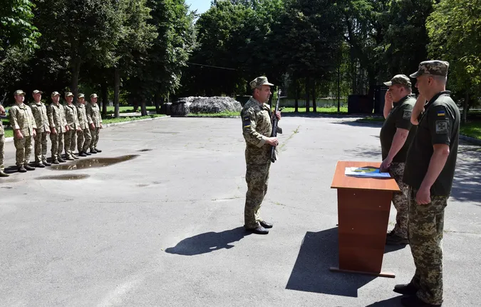 У Луцьку мобілізовані прикордонники склали присягу на вірність Україні (фото)