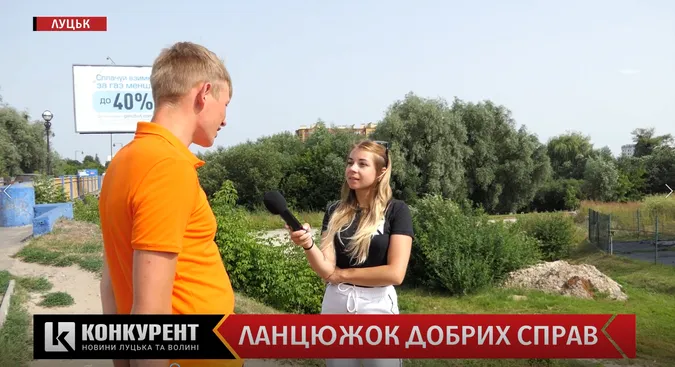 Ним захоплюється весь фейсбук! Ми знайшли лучанина, який зрізав арматуру на вулиці Шевченка (відео)