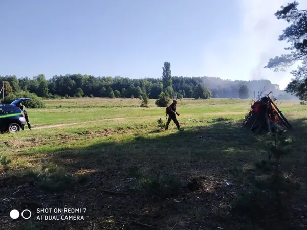 У ратнівському лісі гасили «пожежу» (фото)