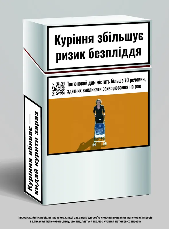 В Україні по-новому маркуватимуть пачки сигарет (фото)