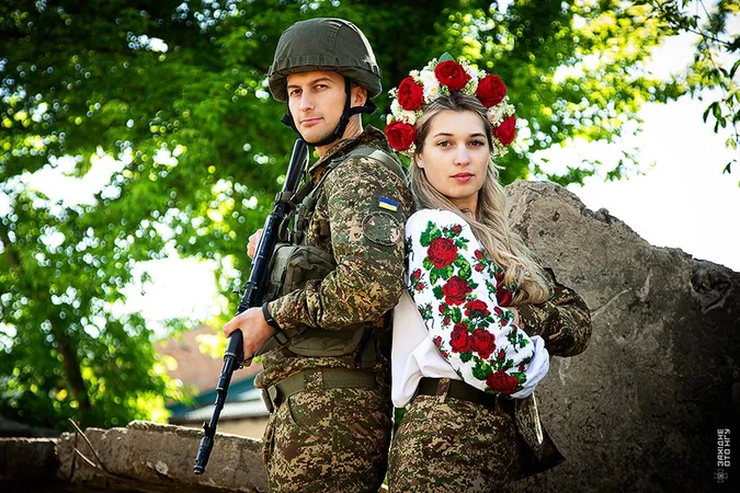 «Вишиванка, як частина нашої броні»: нацгвардійці Волині провели фотоперформанс (фото)