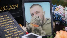 На його могилі – світлини з  улюбленцями: пам'ять про воїна з Волині бережуть врятовані ним тварини