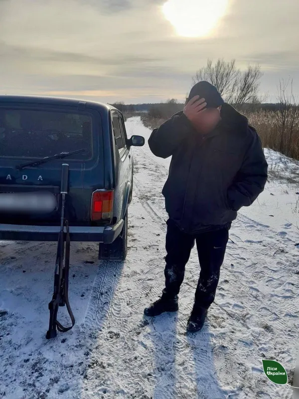 Намагався втекти: на Волині затримали браконьєра