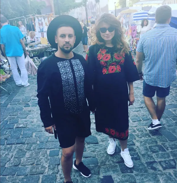 Монатік із дружиною Іриною у 2015 році