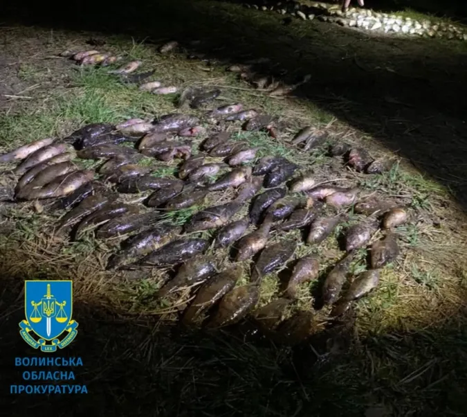 На Волині браконьєр заплатить майже мільйон гривень за впійману рибу (фото)