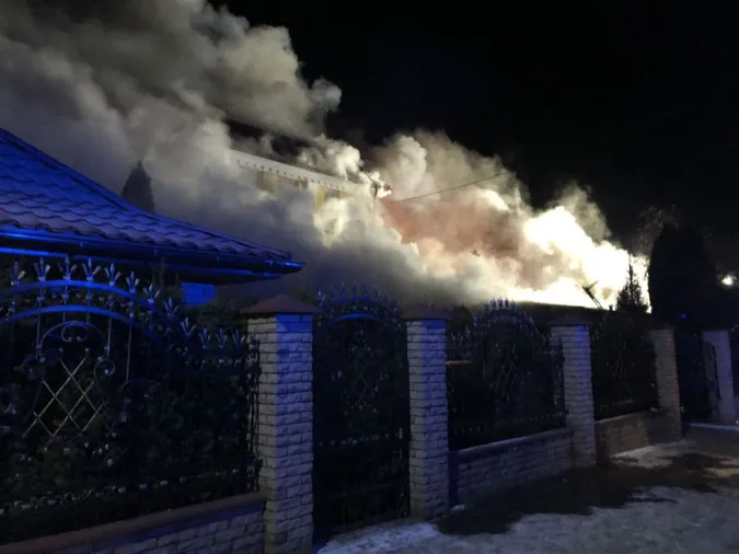 У Володимирі горів ресторан (фото)