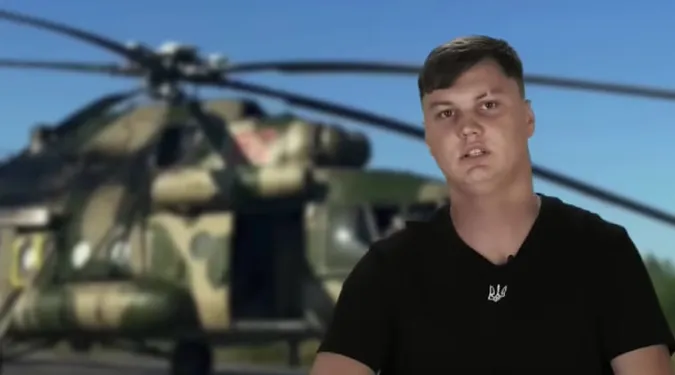 ГУР показало російського пілота, якого виманили разом з Мі-8