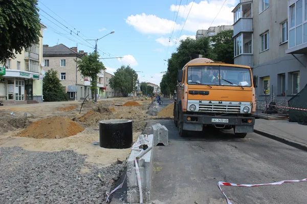 Відкриють у вересні: що коїться на перекритому проспекті Волі у Луцьку (фото)