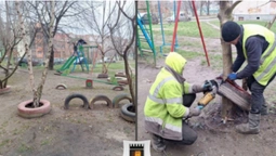У Луцьку з дворів забирають автомобільні шини (фото)