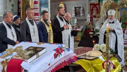 Іваничівська громада попрощалася із військовослужбовцем Валентином Сафоновим (фото)