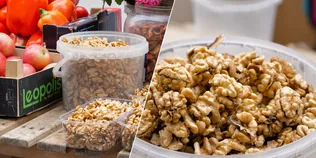 Волоські горіхи на вагу золота: які ціни на осінні продукти в Луцьку (відео)