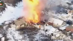 Феєричне видовище: волинські бійці підірвали ворожий склад (відео)