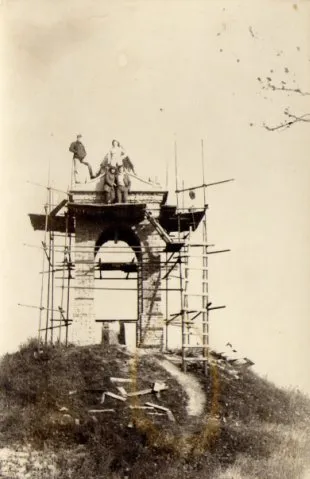 Відбудова каплиці, 1977 рік