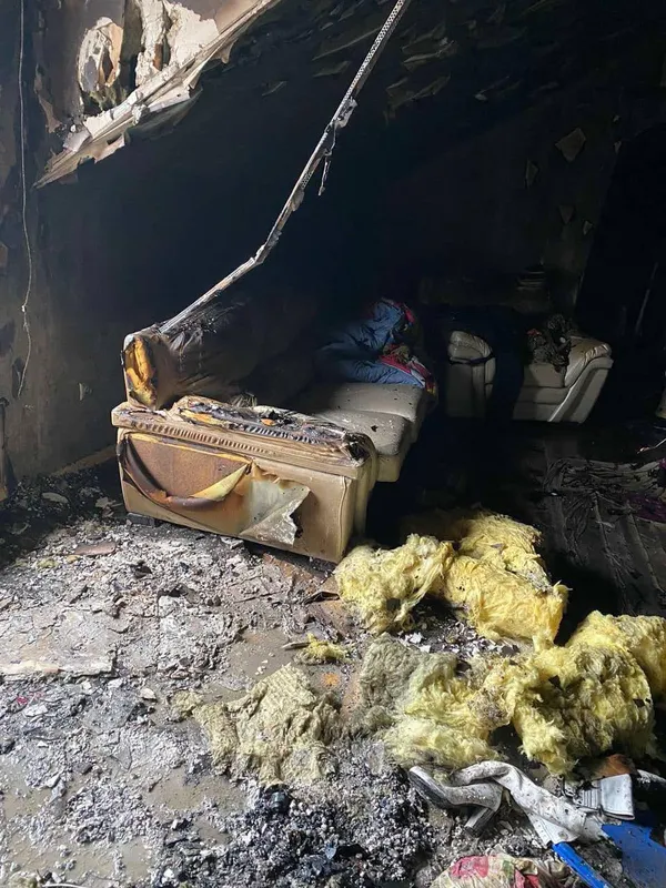 Через обігрівач у Липинах загорівся будинок (фото)