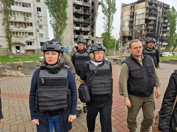 Президентка Словаччини відвідала Ірпінь і Бородянку та зустрілася із Зеленським (фото)