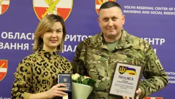 Волинські волонтери отримали нагороди від Залужного (фото)