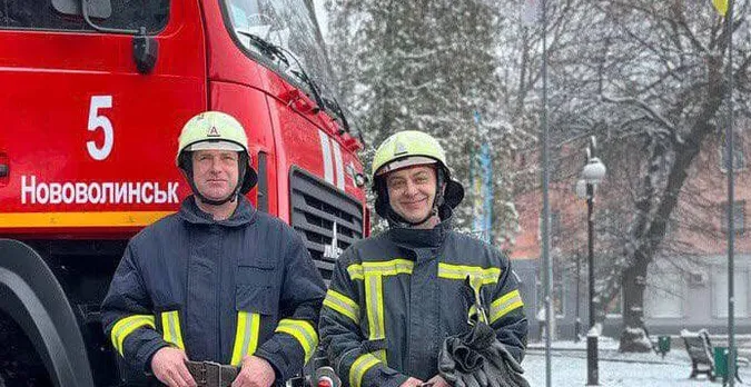 Волинські рятувальники, які витягнули з крижаної води дітей, – знову в строю (фото)