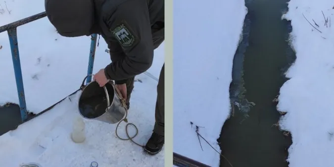У Луцьку екологи вивчають воду з річки Жидувки (фото)