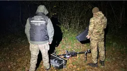 На Волині прикордонники приземлили квадрокоптер контрабандистів (фото)