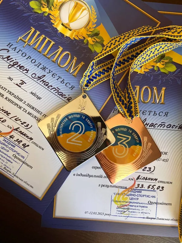 Волинянка виборола перемоги на чемпіонаті України з лижних перегонів (фото)