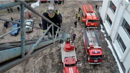 В готелі «Світязь» у Луцьку гасили «пожежу» (фото)
