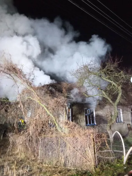 Під Луцьком горів будинок: загинули двоє чоловіків (фото, відео)