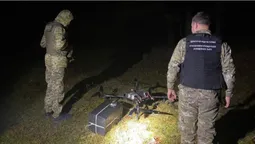 Почули шум: волинські прикордонники «засікли» дрон контрабандистів (фото, відео)