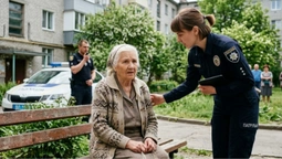 Не пам’ятала, де живе: у Луцьку патрульні допомогли бабусі повернутися додому