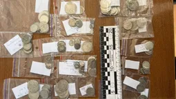 На Волині судитимуть киянку, яка намагалася вивезти за кордон 223 старовинні монети (фото)