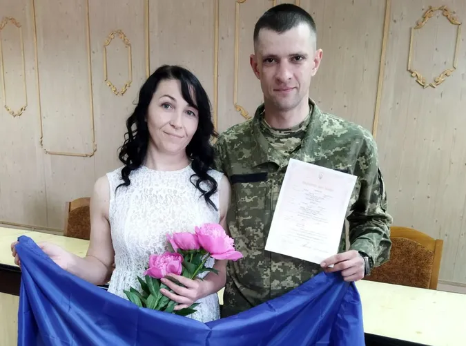 Боєць приїхав із передової на Волинь, щоб одружитися