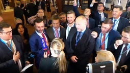 Українці в ПАРЄ заспівали гімн під час включення російського каналу (відео)