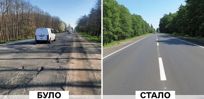 Було – стало: як змінилась після ремонту дорога між Дачним і Ківерцями (фото)