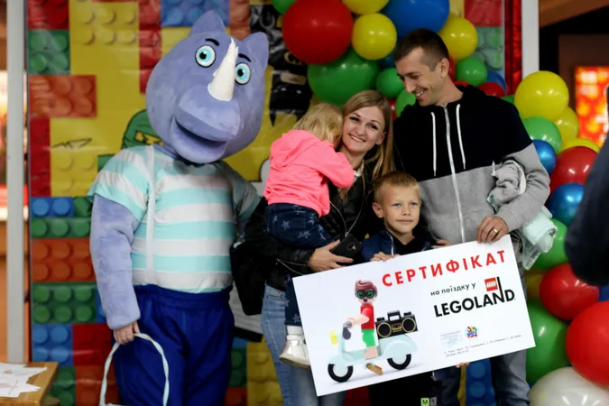 Луцька сім'я у «Промені» виграла путівку у LEGOLand (фото)