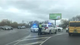 У Луцьку – аварія за участі патрульних (відео)