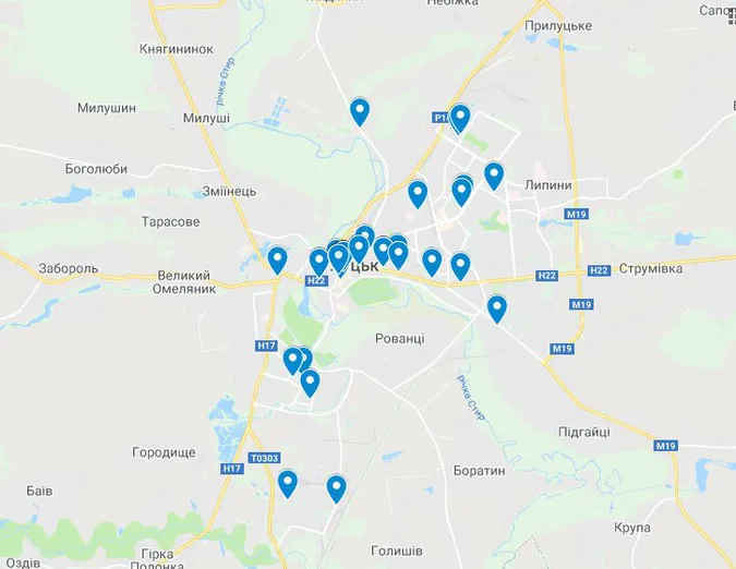Де знайти луцьких депутатів: створили онлайн-мапу