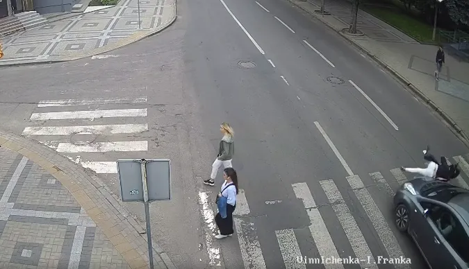 У Луцьку на пішохідному переході на Винниченка збили жінку (відео)