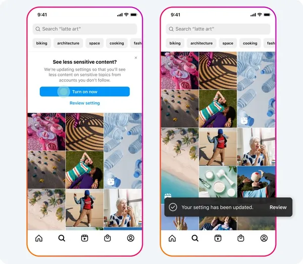 В Instagram та Facebook запровадять нові обмеження для захисту неповнолітніх від «чутливого» контенту (фото)