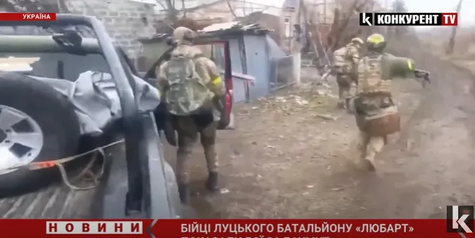 Воїни луцького батальйону «Любарт» показали, як знищують окупантів у Бахмуті (відео)