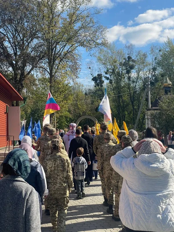 У селі Гірка Полонка освятили Пантеон полеглих Героїв (фото)