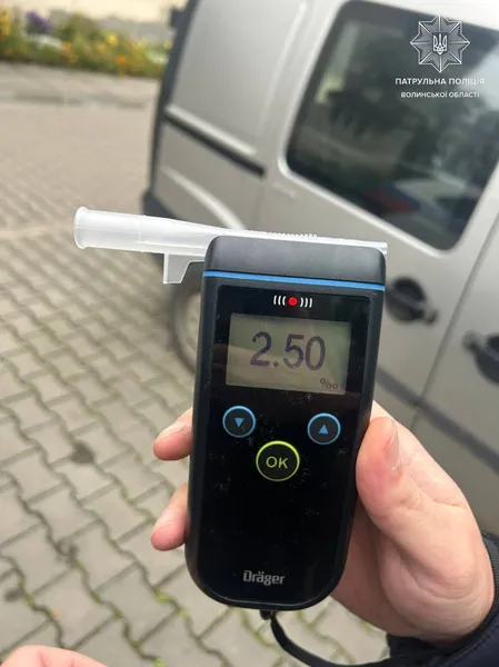 У 12 разів перевищив норму: у Ковелі спіймали п'яного «шумахера»