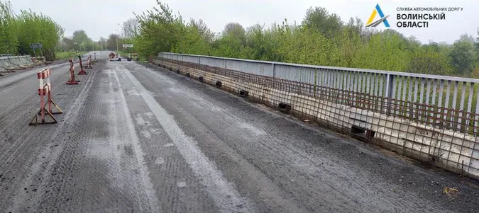 У Княгининку ремонтують міст через Стир (фото)