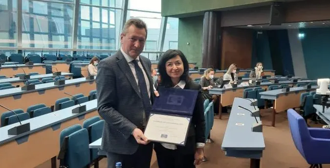 Луцький виш отримав відзнаку від Департаменту освіти Ради Європи (фото, відео)