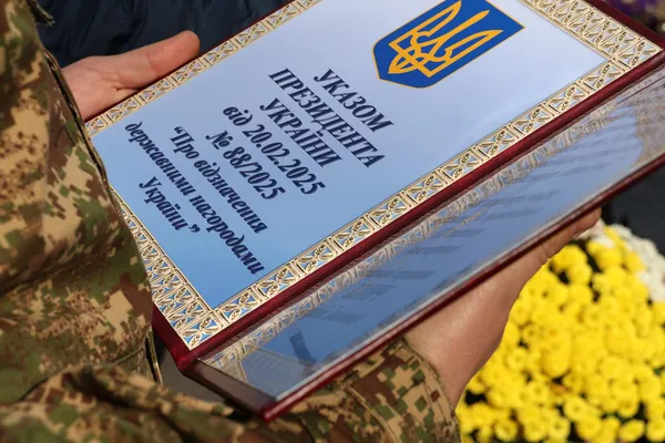 Посмертно орденом «За мужність» нагордили Героя з Волині Сергія Зімича