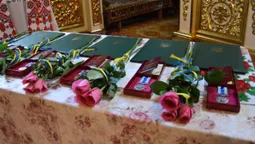 На Волині п’ятьом родинам загиблих прикордонників вручили державні нагороди (фото)